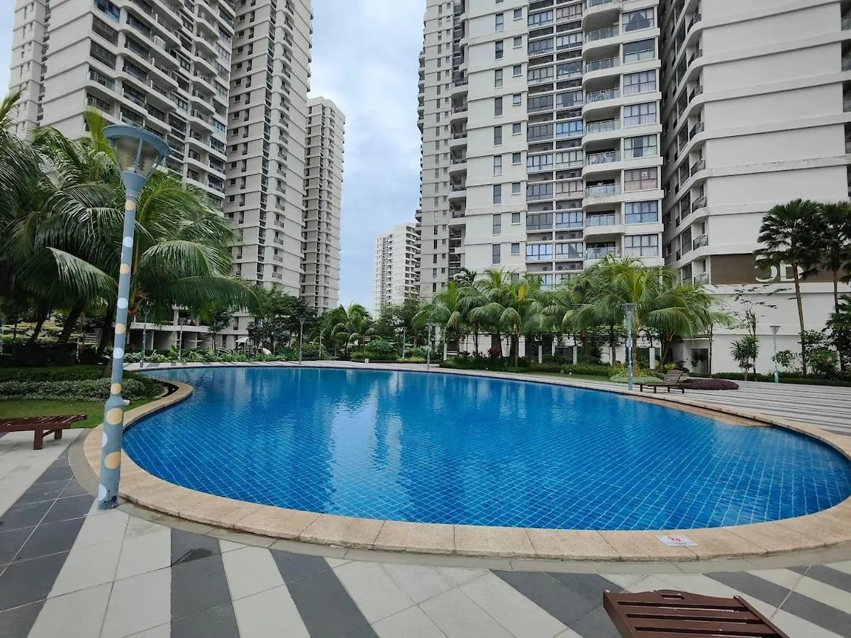 Apartament 15Johor, Near Ciq, Danga Bay Free Parking 2Br6Pax Johor Bahru