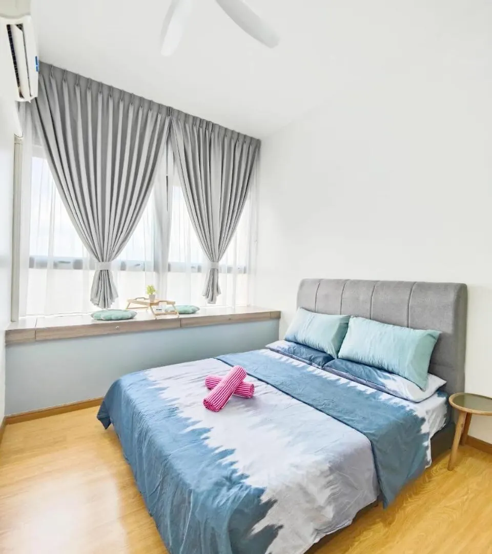 Apartament 15Johor, Near Ciq, Danga Bay Free Parking 2Br6Pax Johor Bahru